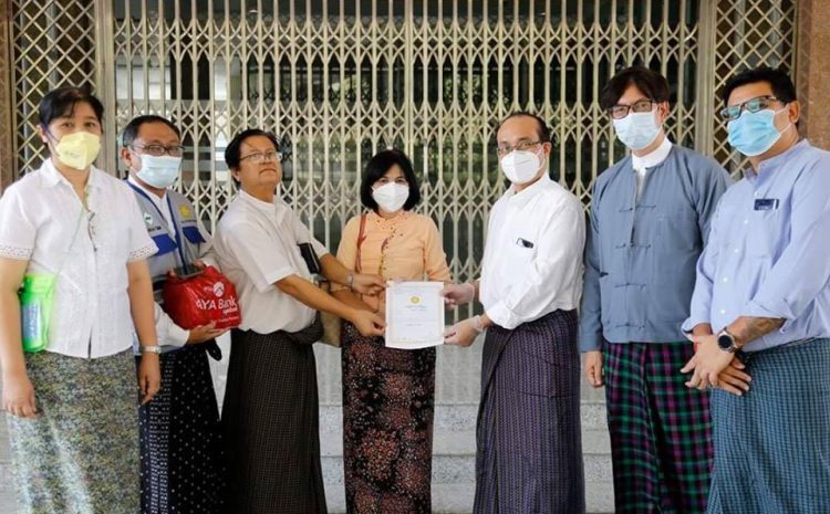 Additional donations, as needed, were made to the South Okkalapa and Wai Ber Gi Hospitals for prevented and cure where COVID-19 Virus